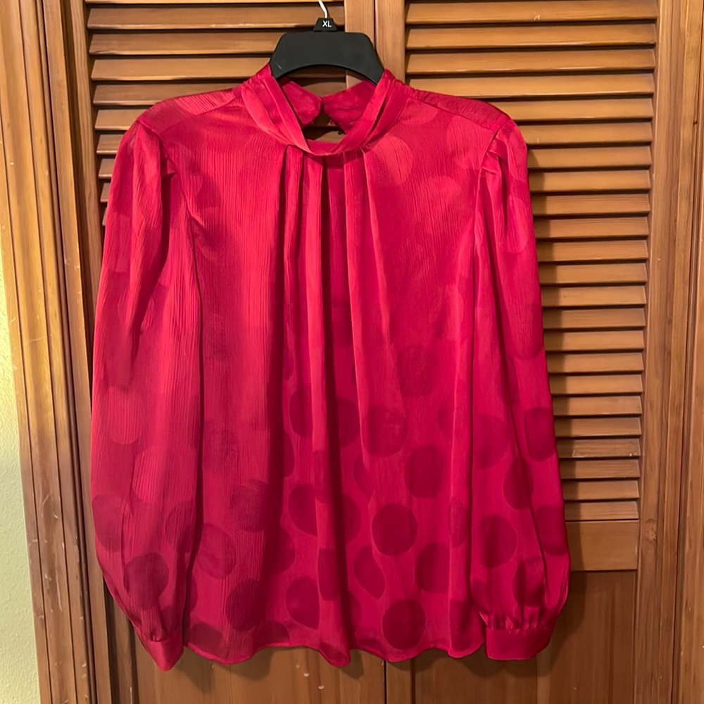 Beautiful red blouse!
